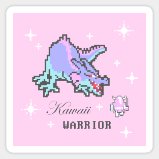 Kawaii Warrior Sticker